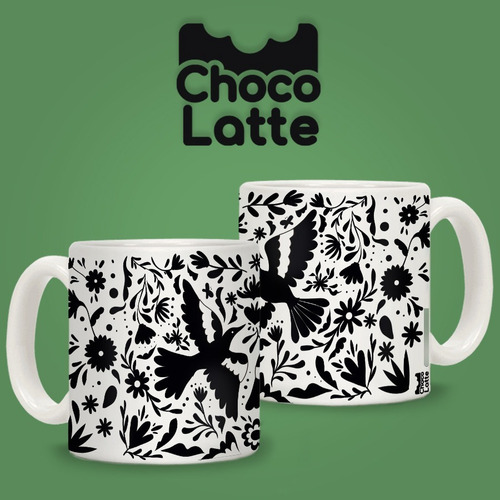 Taza Bordado Mexicano Personalizada