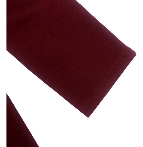 Top De Lactancia De Manga Larga Liso Con Cuello En V Y Volan