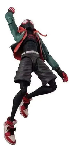 Boneco De Ação Do Homem-aranha Sentinel Miles Morales Cor