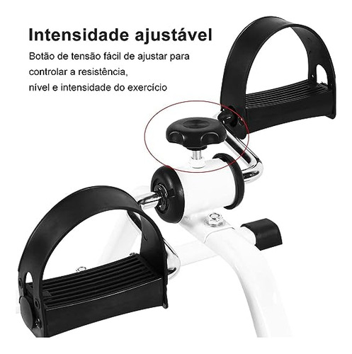 Mini Bicicleta Ergométrica Portátil P/ Exercícios Supermedy