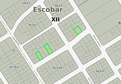 Imagen 4 de 8 de Lotes En Venta, Mateo Gelves Al 1600, Escobar