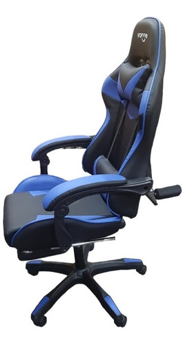 Imagen 2 de 9 de Sillón Escritorio Gamer Ergonómica Apoya Pies Reclinable Mg