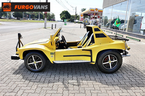 Imagem 12 de 15 de Vw Buggy 1985 Spoiler 1.6 Special Amarelo (8312)