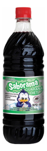 Xarope Guaraná Diet Sem Açúcar Saborama 970 Ml