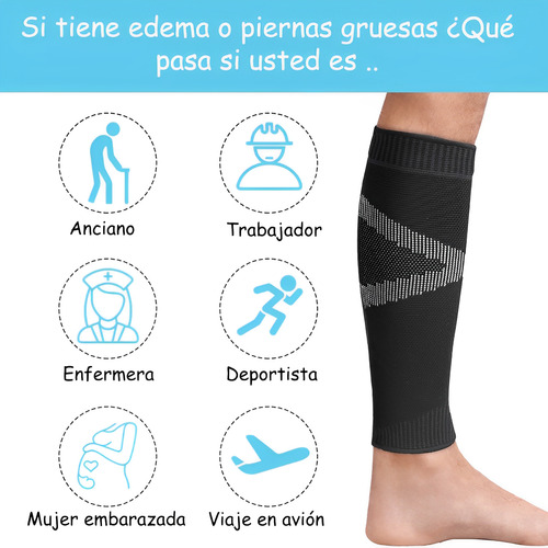 X2 Pantorrillera De Compresión Deportiva Pantorrilla Elastic
