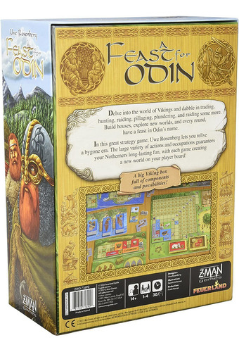 A Feast For Odin Juego De Mesa (4 Jugadores).