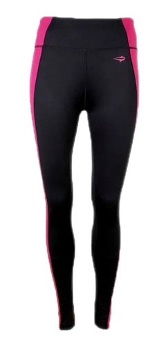 Topper Calza Running Mujer Cuts Il Negro-fucsia Ras