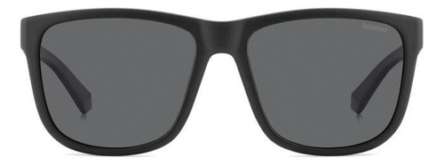 Lentes Polaroid PLD2155/s 003 Lente solar preta fosca cinza haste polarizada 003 haste preta fosca 003 preta fosca moldura 003 preta fosca 003 preta fosca