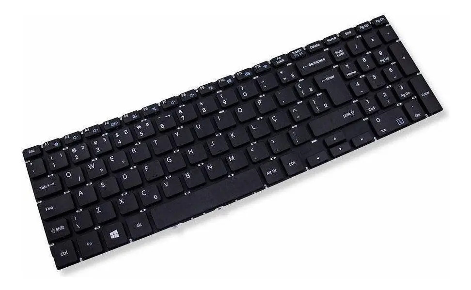 Teclado Notebook Samsung Np350xaa Cor Preto Idioma Português Brasil