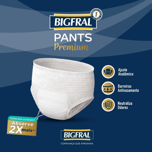 Kit Roupa Íntima Descartável Bigfral P/m 64 Unidades