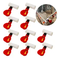 Comprar 10 Bebedouros Automáticos Aves Galinha Codorna + Conexão T