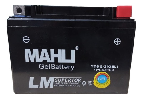 Bateria Gel Ytx6.5-3(gel) Bagattini