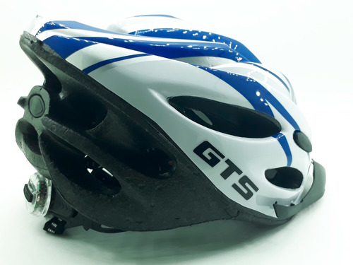 Capacete Ciclismo Gts Out Mold C/ Sinalizador Varias Cores