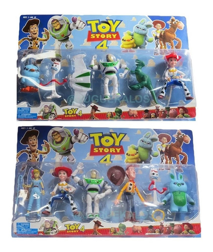 Muñecos Toy Story X6 Personajes 