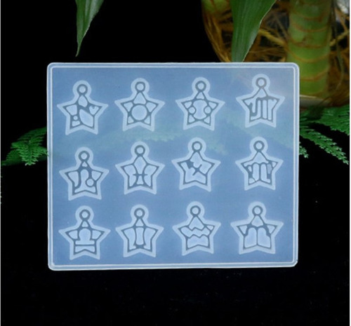 Molde De Silicon Diseño De Dije Constelaciones Signos