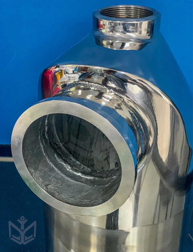Escapamento Curva Inox Náutico Motor Volvo Penta D12