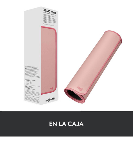 Padmouse Logitech Desk Mat Studio Rose 70x30cm Color Rosa