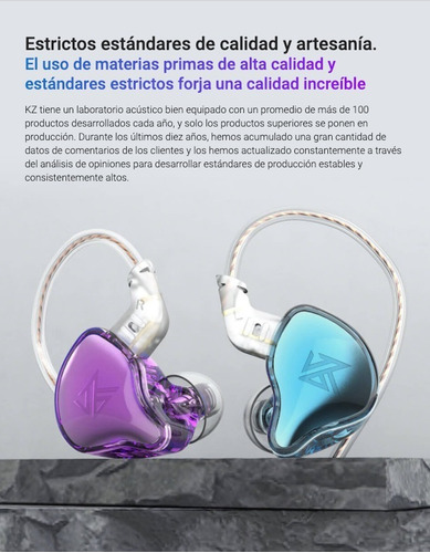 Imagen 8 de 8 de Auriculares In-ear Kz Edc 1dd Con Microfono Cable Fijo Ofc
