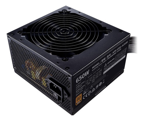 Fonte Cooler Master Mwe 650w 80 Plus Bronze V2 Pfc Ativo