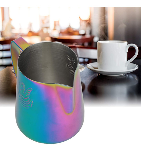 Café Con Leche Capuchino Latte Art Barista Vaporera 600ml Y