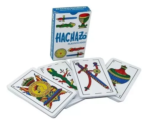 comprar Cartas 50 Naipes Españoles Hachazo Plastificados 
