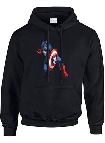 Buzo Hoodie America Superheroe Estrella R21