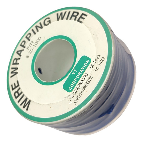Wire Wrapping Rollo 250 Mts Azul Cable Alambre Soldar