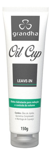 Grandha Oil Cup Straight  Leave-in 150g Redutor De Volume