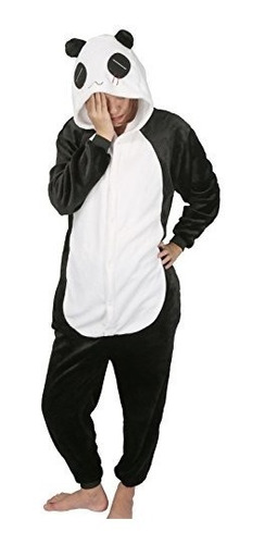 Imagen 1 de 4 de Pijama Oso Panda Talla S Kigurumi Kawaii Polar Entero Adulto