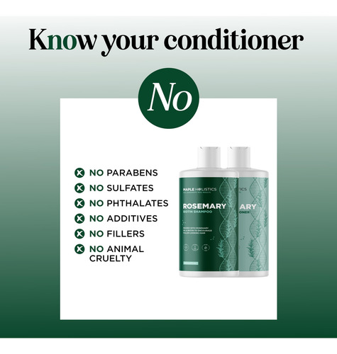 Conjunto De Shampoo E Condicionador Maple Holistics Biotina