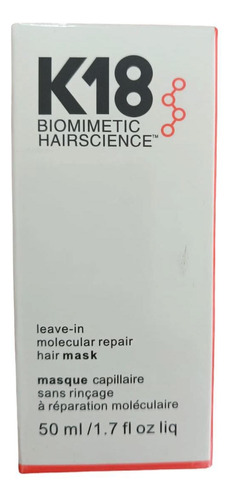 Mascarilla Capilar Reparadora Molecular K18 50 Ml