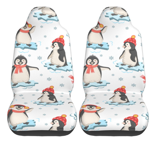 Lakimct Funda Asiento Coche Diseño Pingüino Copo Nieve 2