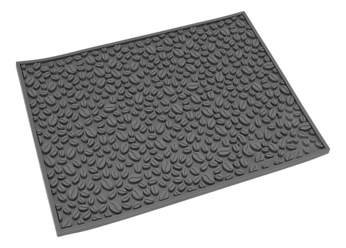 Alfombrilla Antideslizante Gris Para Bar De Escritorio Con D