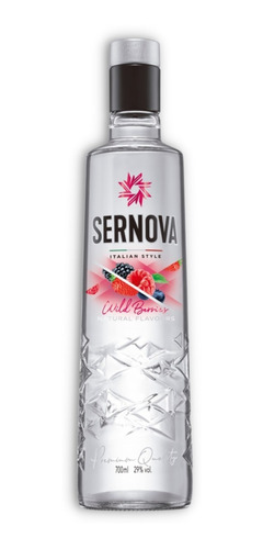 Vodka Sernova Wild Berries Saborizado Destilado 700ml