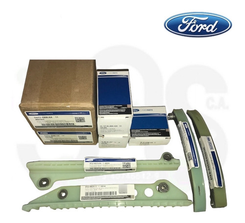 Kit De Cadenas Ford Motores 4.6 9pzas Original