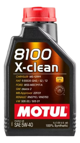 Motul Aceite Motor Sintético 5w-40 Para Autos,pickups&suv 1l