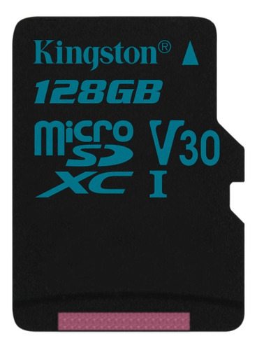 Tarjeta de memoria Kingston SDCG2  Canvas Go! con adaptador SD 128GB