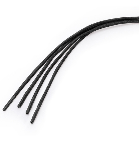 Aguja Redonda Cordón Para Bota Negro 60cm 4pieza (s)