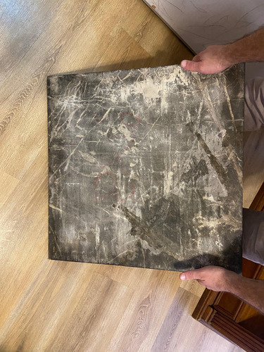 Mesa Ratona De Mármol Negro (Usado)