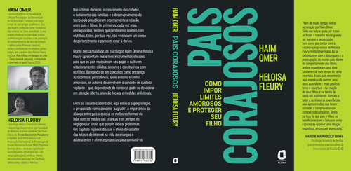 Pais corajosos: Como impor limites amorosos e proteger seu filho, de Omer, Haim. Editorial Editora Ágora, capa mole em português, 2020