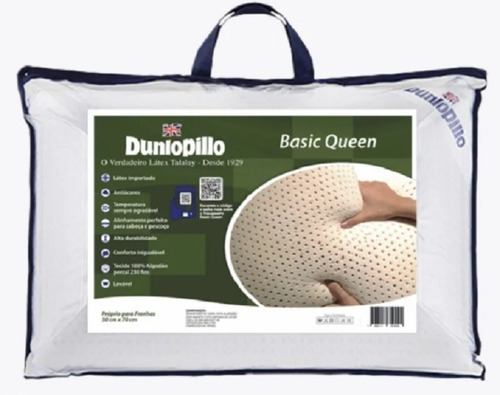 Imagem 1 de 3 de Travesseiro Basic Queen Látex Talalay Dunlopillo Copespuma
