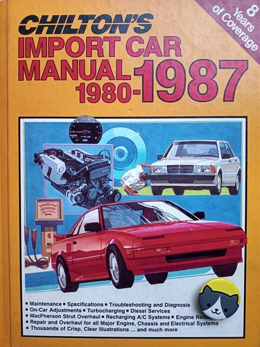 Libro Chilton Import Car Manual 80 -87 Chilton 106b1