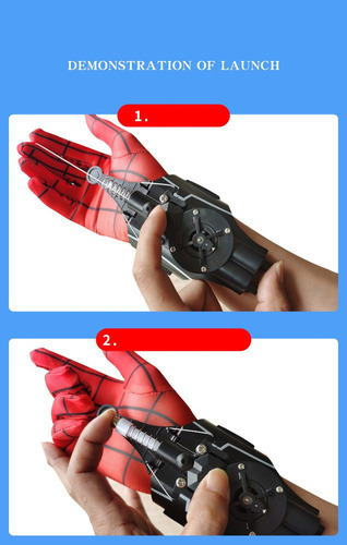 D Lanza Telarañas Spiderman Juego De Rol Para Niños Pro Vqa