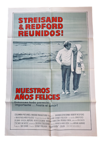 Poster Afiche Cine Antiguo Original Nuestros Años Felices *