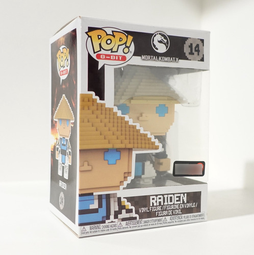 Figura De Accion Mortal Kombat X - Raiden 14 8-bit Exclusive (Usado)