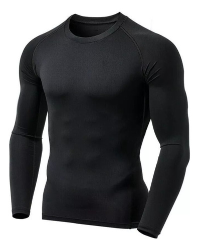 Camiseta Termica Hombre Lisa Pack X2