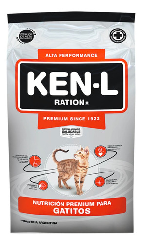 Alimento Para Gatitos Ken L 7,5 Kg Comida Para Gatos Premium