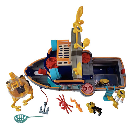 Imaginext Barco Pesca Mortal Mattel Fundo Mar Fischer Price (Usado)