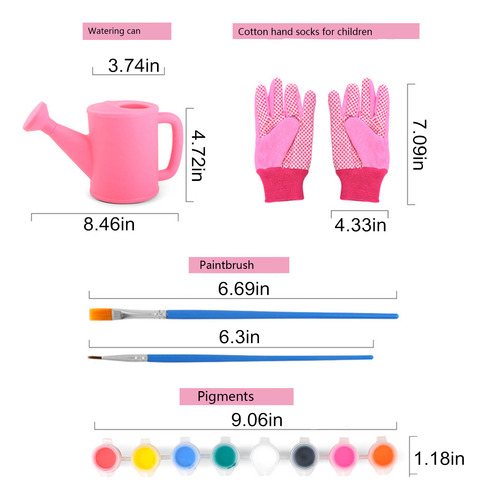 Set De Herramientas De Jardinería Para Niños, 19 Piezas