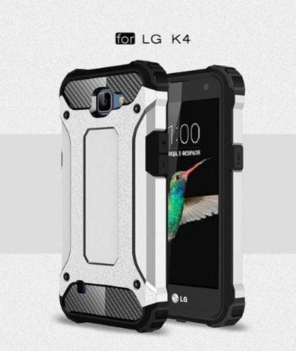 Protector Uso Rudo LG K10 2017 + Mica Glass De Regalo